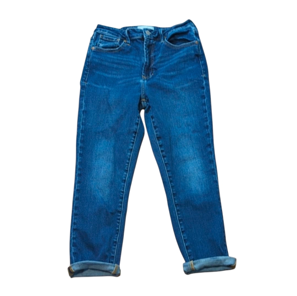 Dear John Stella High Rise Cropped Slim Straight Jeans